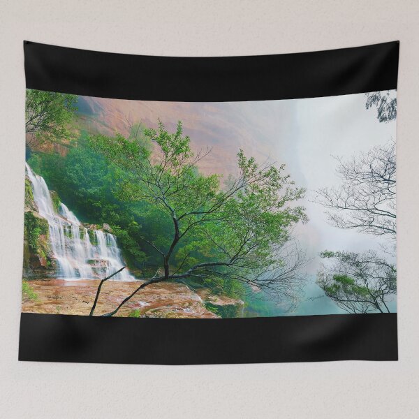 Item preview, Blue Mountains  NSW Australia Katoomba Upper Falls designed and sold by Adam Gormley.