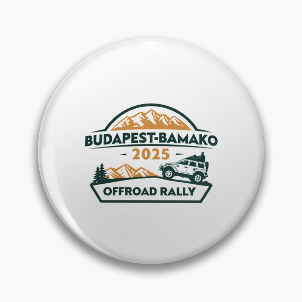 Item preview, Budapest-Bamako 2025 Offroad Rally Adventure Design designed and sold by Colorful-Garden.