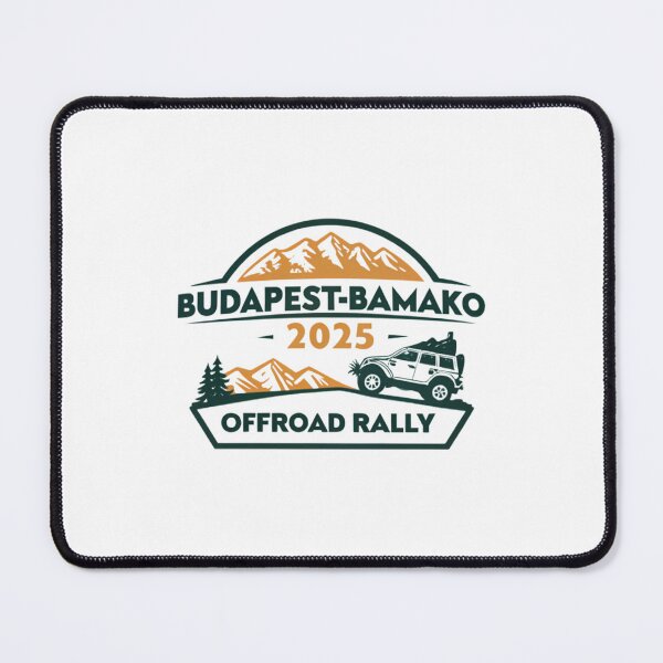 Item preview, Budapest-Bamako 2025 Offroad Rally Adventure Design designed and sold by Colorful-Garden.