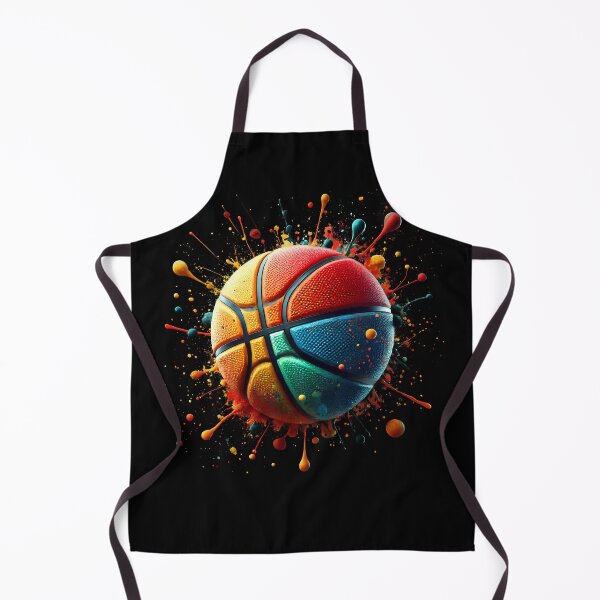 Item preview, Colorful Basketball Ball Basketball Player designed and sold by Kimberley King Art  King Art.