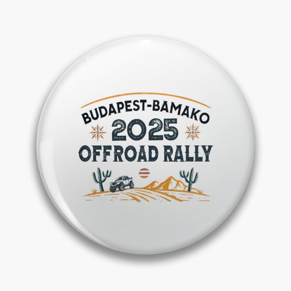Item preview, Budapest-Bamako 2025 Offroad Rally Adventure Design designed and sold by Colorful-Garden.