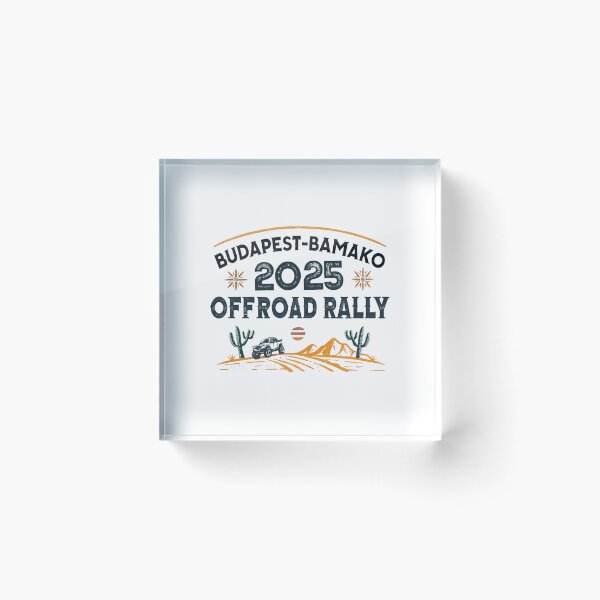 Item preview, Budapest-Bamako 2025 Offroad Rally Adventure Design designed and sold by Colorful-Garden.