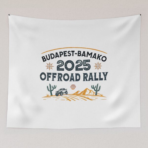 Item preview, Budapest-Bamako 2025 Offroad Rally Adventure Design designed and sold by Colorful-Garden.