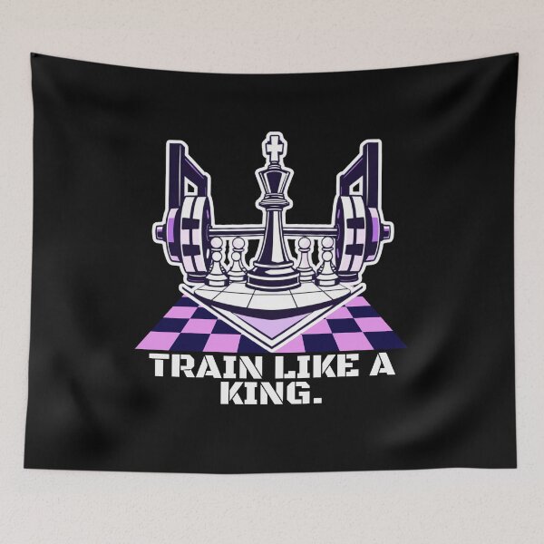 Item preview, Chess and Fitness for Gym-Loving Strategists - Train like a King designed and sold by Designs-Labs.