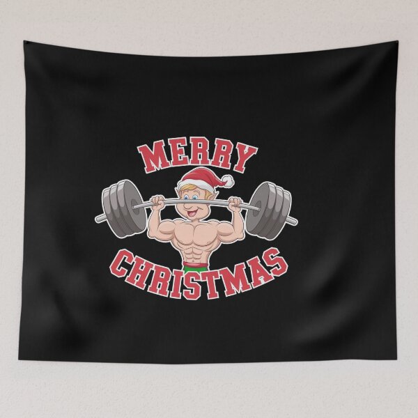 Item preview, Merry Muscular elf designed and sold by Tee Studio.
