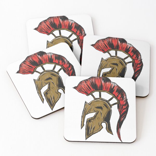 Item preview, Detailed Spartan Helmet in Bold Colors designed and sold by TurtleDojo.