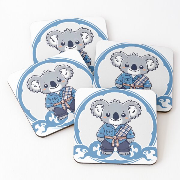 Item preview, Koala in  Farmer Outfit with Plaid Sash   designed and sold by Koalangel.
