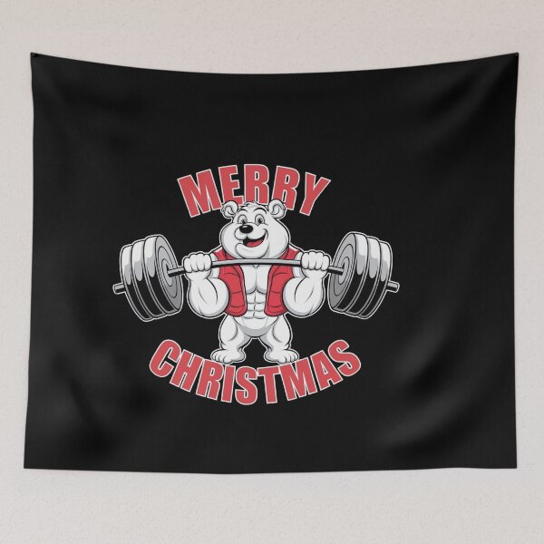 Item preview, Muscular Xmas Bear designed and sold by Tee Studio.