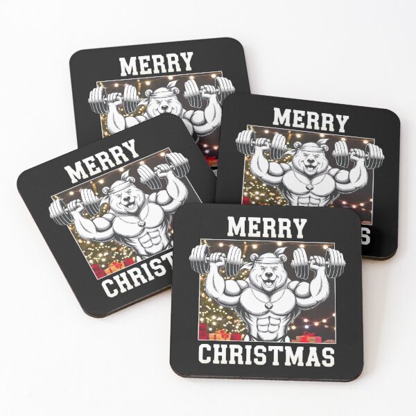 Item preview, Muscular Holiday Bear designed and sold by Tee Studio.
