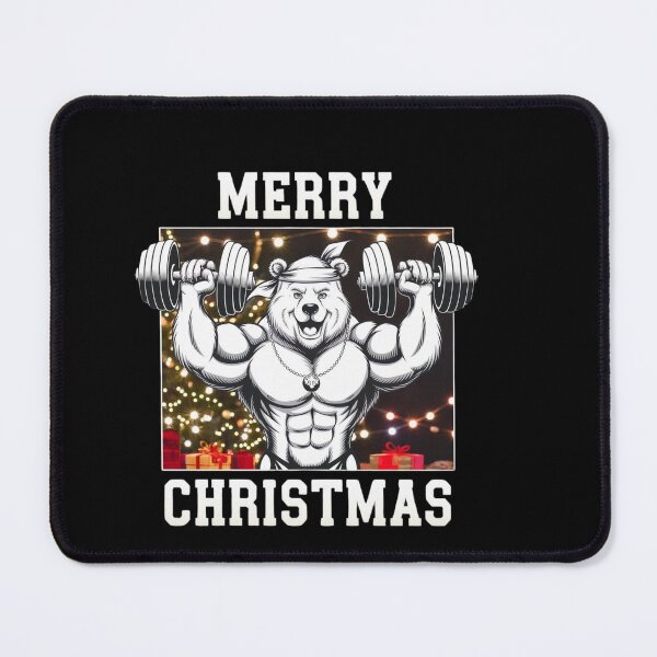 Item preview, Muscular Holiday Bear designed and sold by Tee Studio.