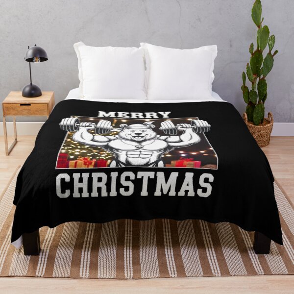 Item preview, Muscular Holiday Bear designed and sold by Tee Studio.