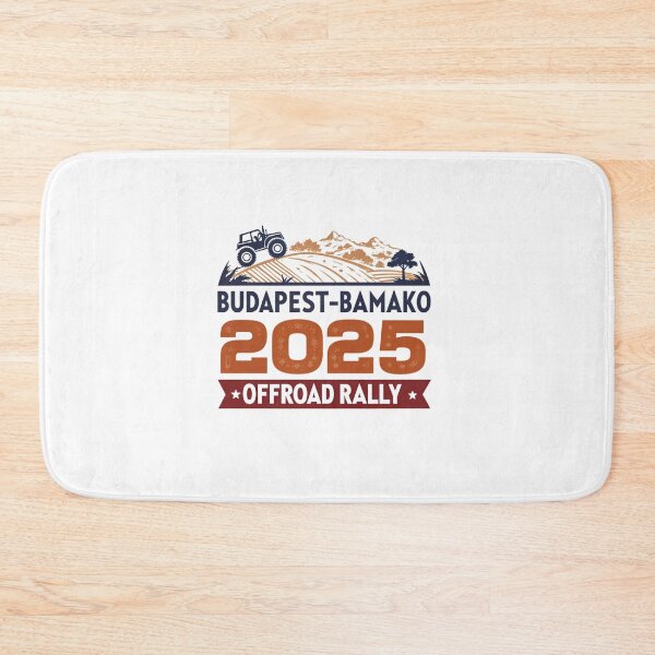 Item preview, Budapest-Bamako 2025 Offroad Rally Adventure Design designed and sold by Colorful-Garden.