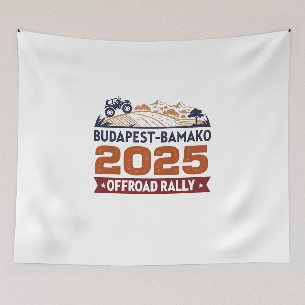 Item preview, Budapest-Bamako 2025 Offroad Rally Adventure Design designed and sold by Colorful-Garden.