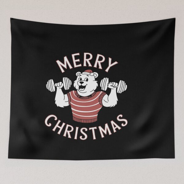 Item preview, Xmas Muscular Bear designed and sold by Tee Studio.