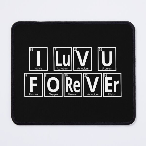 Item preview, I Luv U Forever Periodic Table Elements designed and sold by coolfuntees.