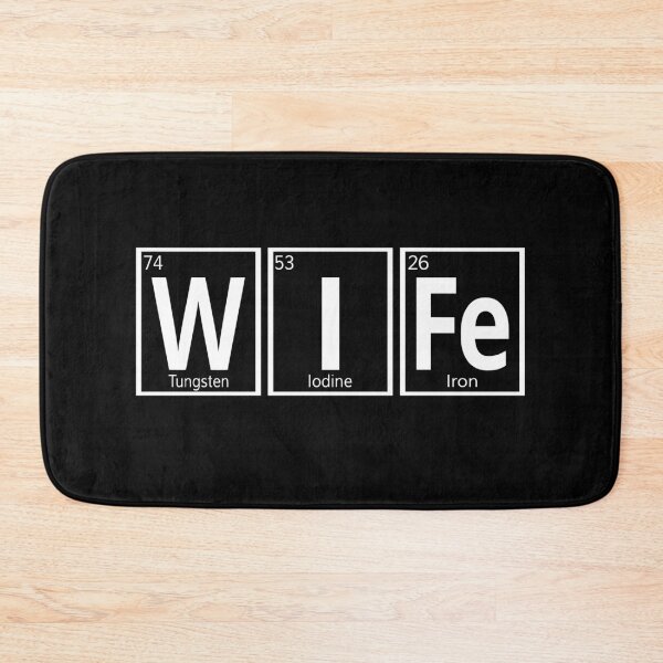 Item preview, Wife Periodic Table Elements designed and sold by coolfuntees.