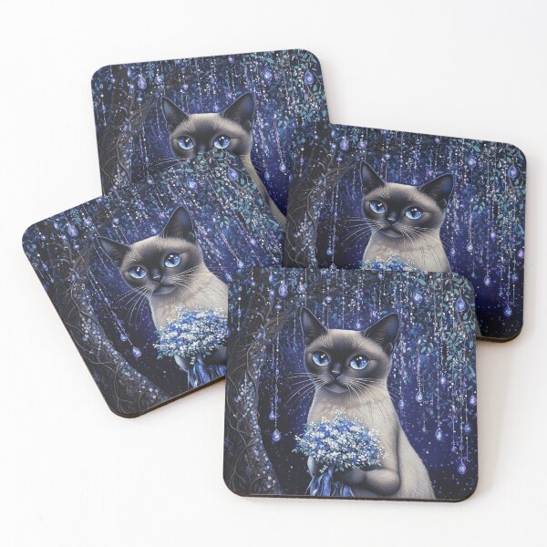 Item preview, Bridal Siamese Cat designed and sold by Nocturne  Paws.
