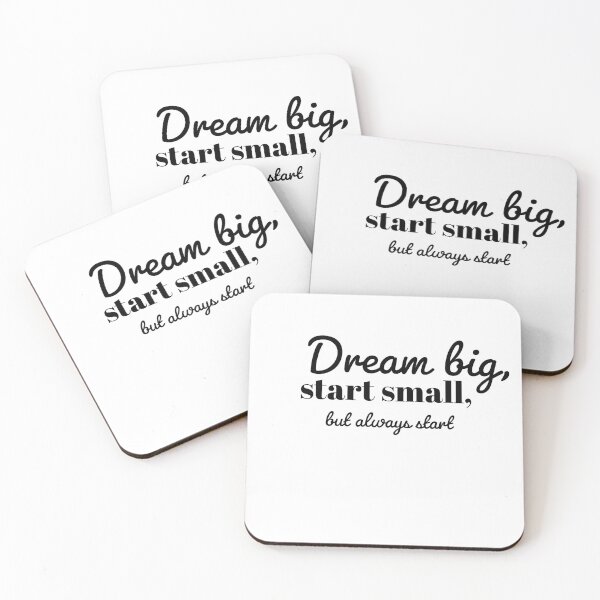 Item preview, "Dream Big, Start Small, Always Start" designed and sold by ingolekiran.