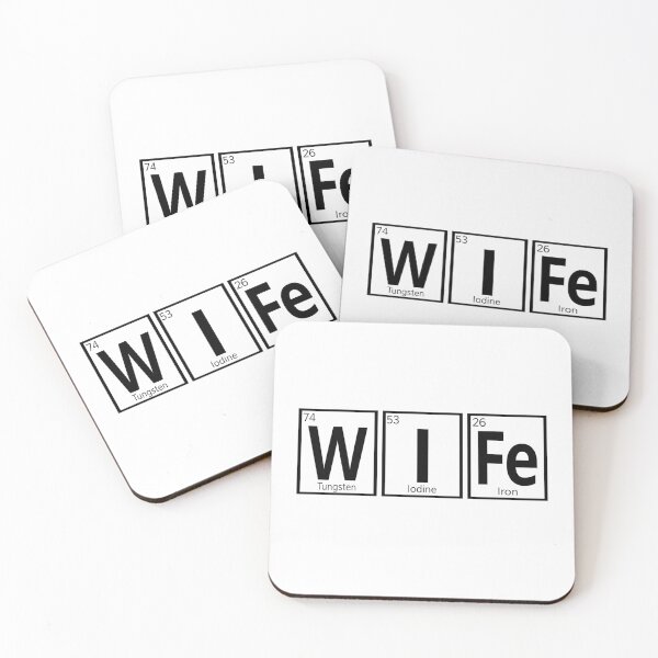 Item preview, Wife Periodic Table Elements designed and sold by coolfuntees.