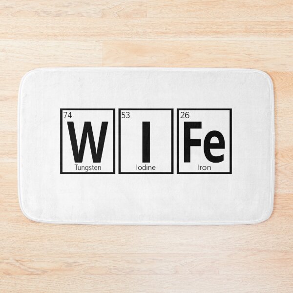 Item preview, Wife Periodic Table Elements designed and sold by coolfuntees.