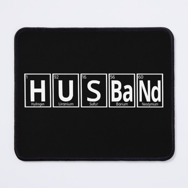 Item preview, Husband Periodic Table Elements designed and sold by coolfuntees.