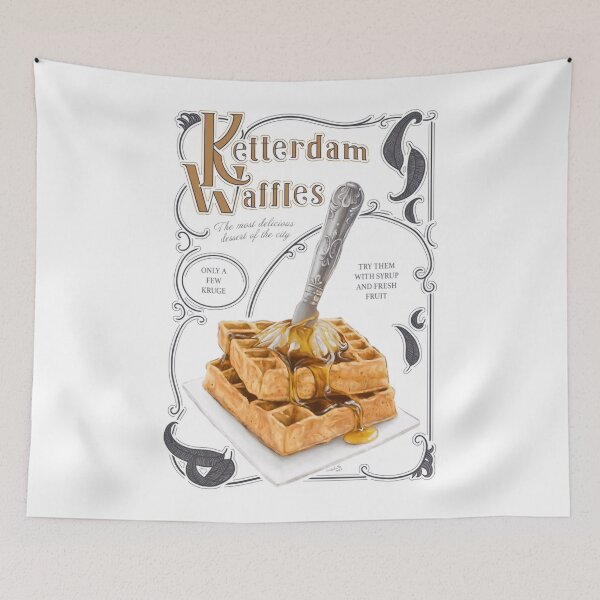 Item preview, Waffles Vintage Funny Gift designed and sold by laothithane.