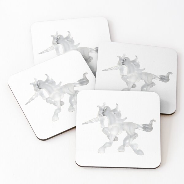 Item preview, Magical Glass Unicorn Rushing in a Wind Die Cut designed and sold by JoyousArt4u.