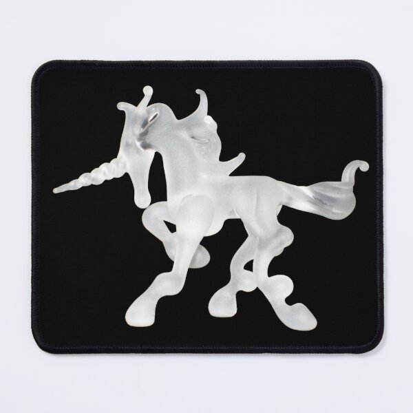 Item preview, Magical Glass Unicorn Rushing in a Wind Die Cut designed and sold by JoyousArt4u.