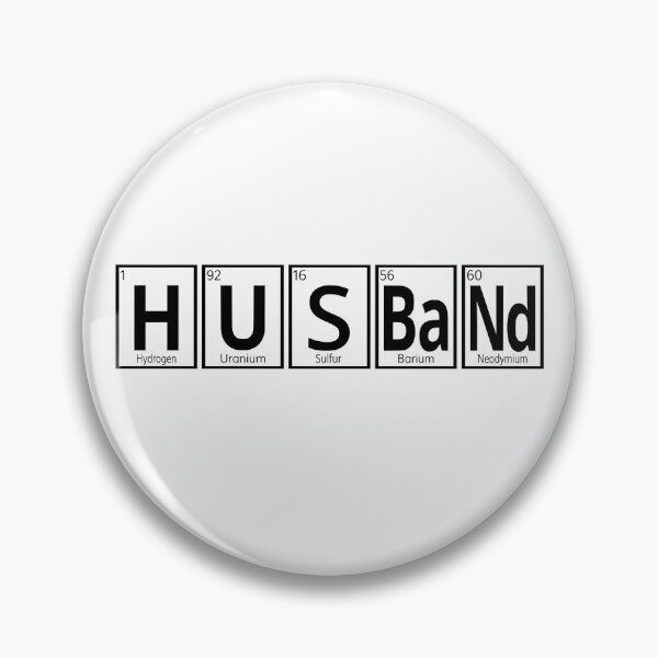 Item preview, Husband Periodic Table Elements designed and sold by coolfuntees.