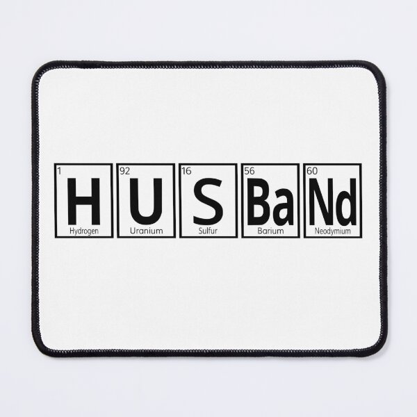 Item preview, Husband Periodic Table Elements designed and sold by coolfuntees.