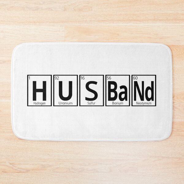 Item preview, Husband Periodic Table Elements designed and sold by coolfuntees.