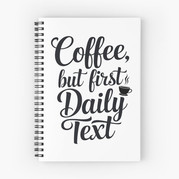 Item preview, But first, daily text designed and sold by Alla  Lily.