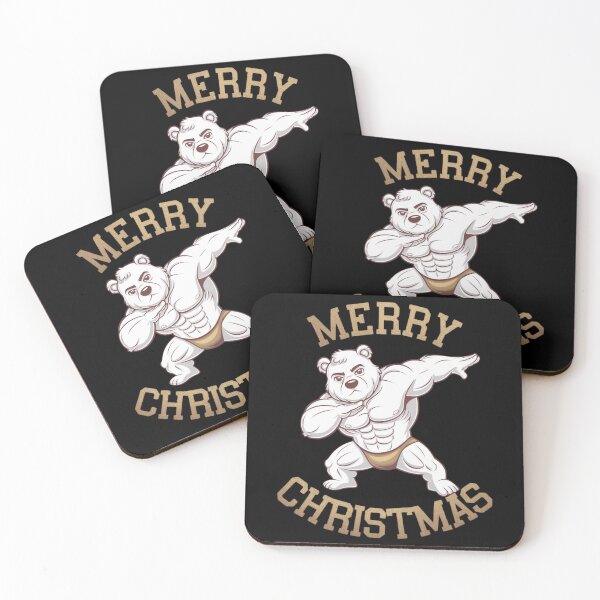 Item preview, Muscular Bear Xmas designed and sold by Tee Studio.