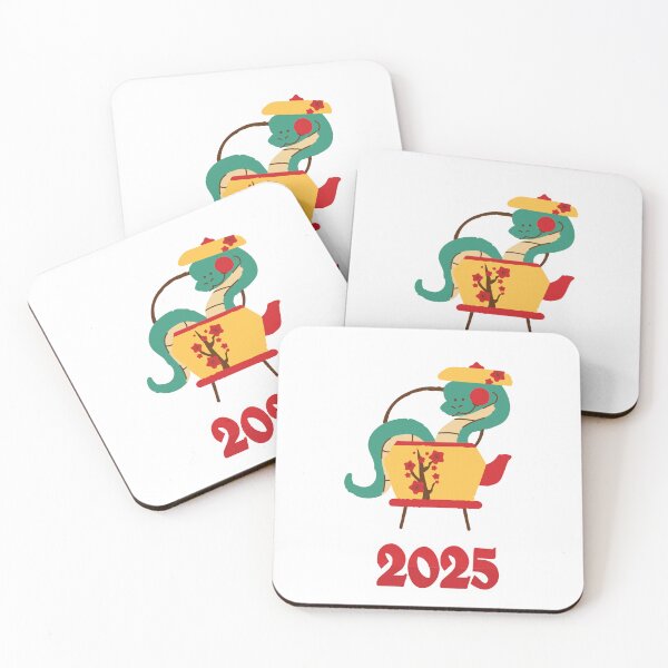 Item preview,  Year of the snake 2025 happy Chinese new year 2025 snake  designed and sold by LaundrySalt.
