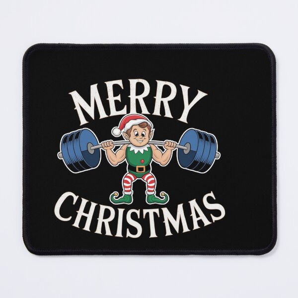 Item preview, Muscular Festive elf designed and sold by Tee Studio.