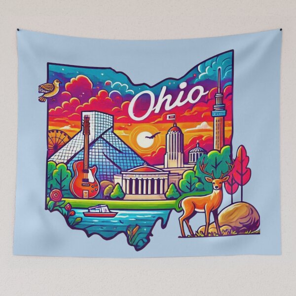 Item preview, Ohio USA designed and sold by Myra365Art.