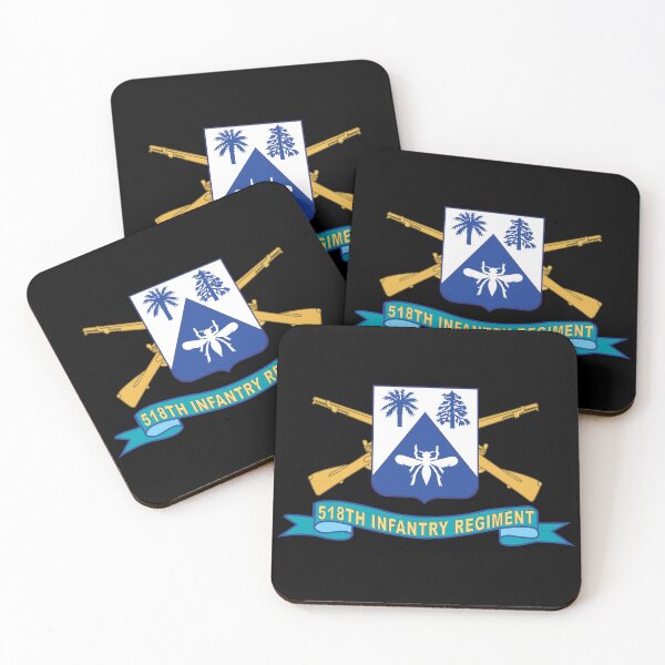 Item preview, 518th Infantry Regiment - DUI w Br - Ribbon X 300 designed and sold by Military Insignia Products.