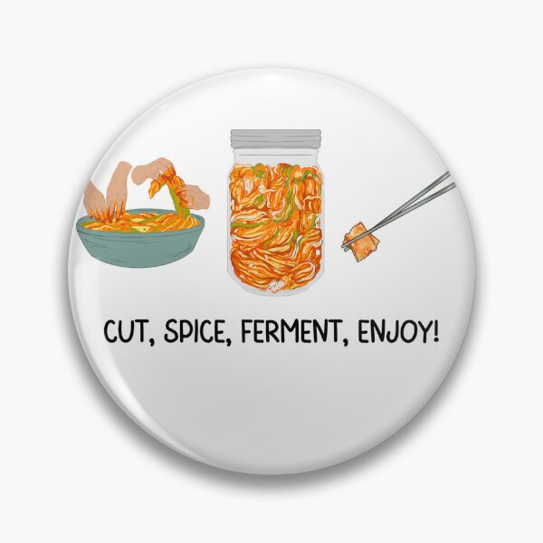 Item preview, Cut, Spice, Ferment, Enjoy Kimchi! designed and sold by NoodleDoodleCo.
