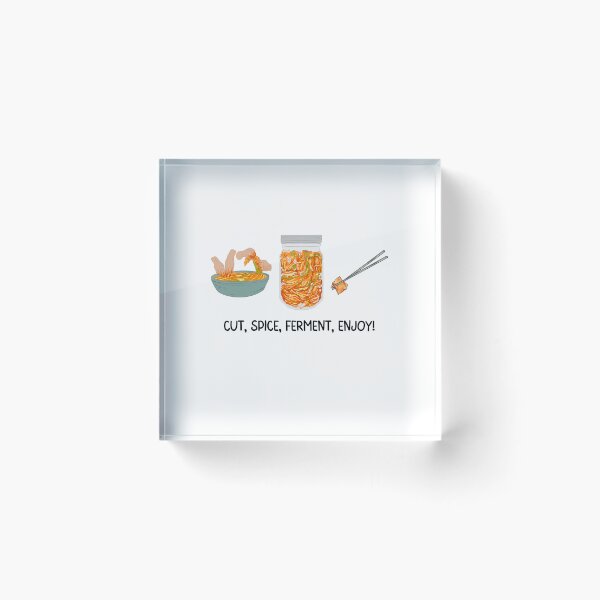 Item preview, Cut, Spice, Ferment, Enjoy Kimchi! designed and sold by NoodleDoodleCo.