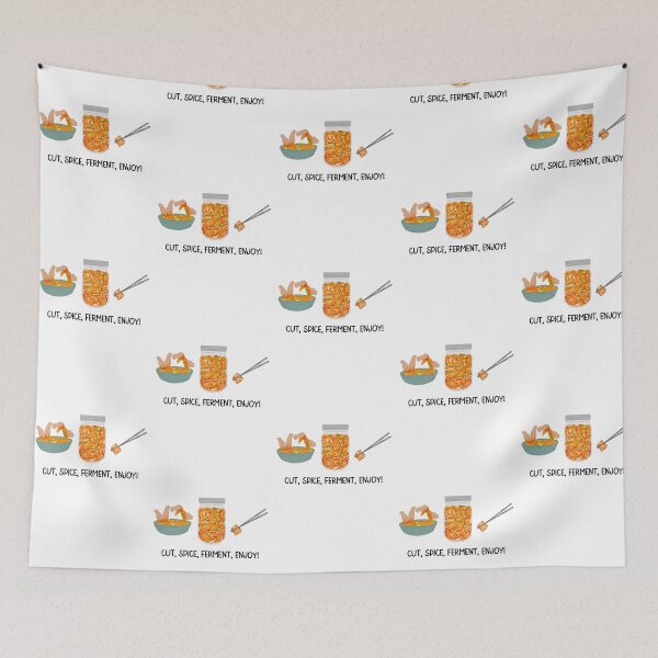 Item preview, ¡Corta, condimenta, fermenta y disfruta el kimchi! designed and sold by NoodleDoodleCo.
