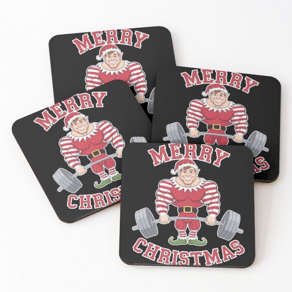Item preview, Muscular elf Festive designed and sold by Tee Studio.