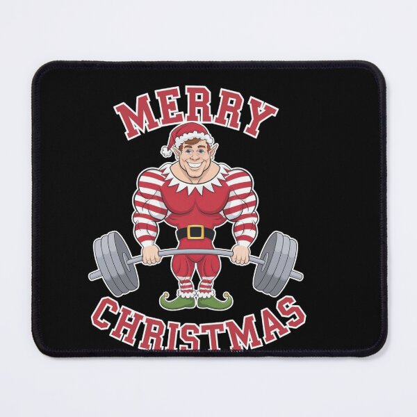 Item preview, Muscular elf Festive designed and sold by Tee Studio.