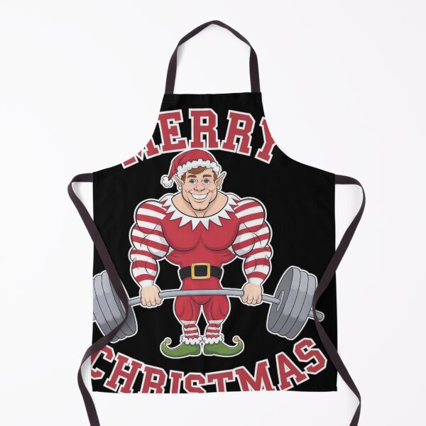 Item preview, Muscular elf Festive designed and sold by Tee Studio.