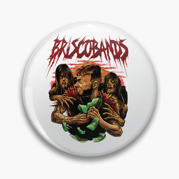 Item preview,  Brisco Bands Heavy Metal T-Shirt - Metalhead Anti-Poser Apparel designed and sold by PrintsCanyon.