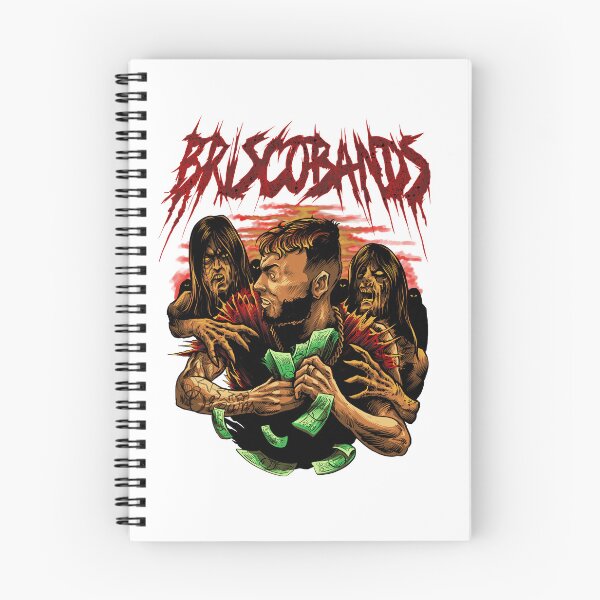 Item preview,  Brisco Bands Heavy Metal T-Shirt - Metalhead Anti-Poser Apparel designed and sold by PrintsCanyon.