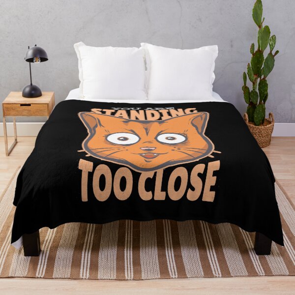Item preview, Stressed Cat with 'You Are Standing Too Close' designed and sold by TurtleDojo.