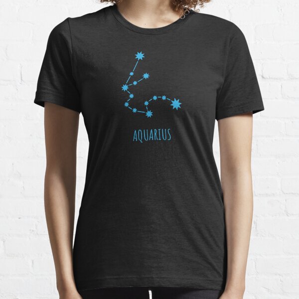 Item preview, Zodiac Sign T-Shirt - Aquarius (Blue) designed and sold by thearthurshop.