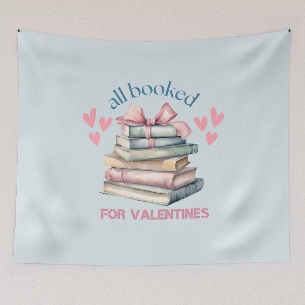 Item preview, My Valentine Books,    Books Lover, All Booked For Valentines, All Booked For Valentine's Day designed and sold by KolorellaS.