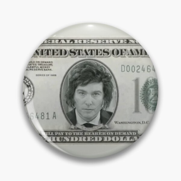 Item preview, Javier Milei Featured on a Dollar Bill designed and sold by MechanicalART.