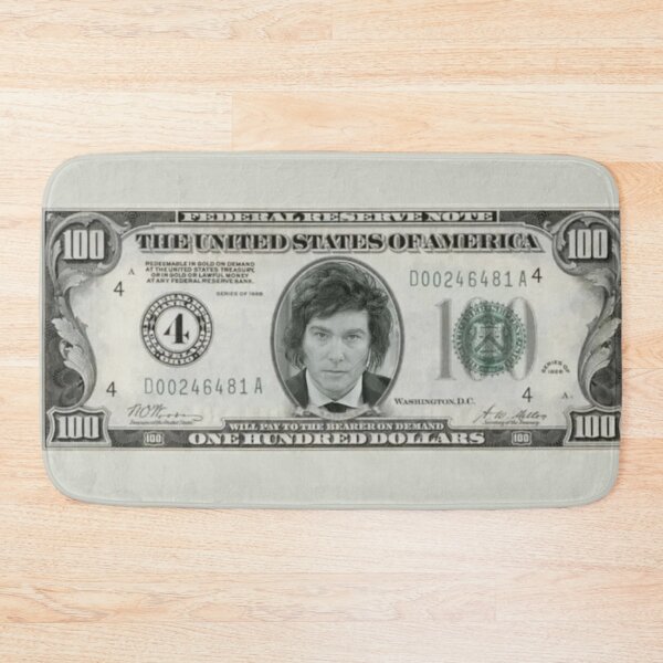 Item preview, Javier Milei Featured on a Dollar Bill designed and sold by MechanicalART.